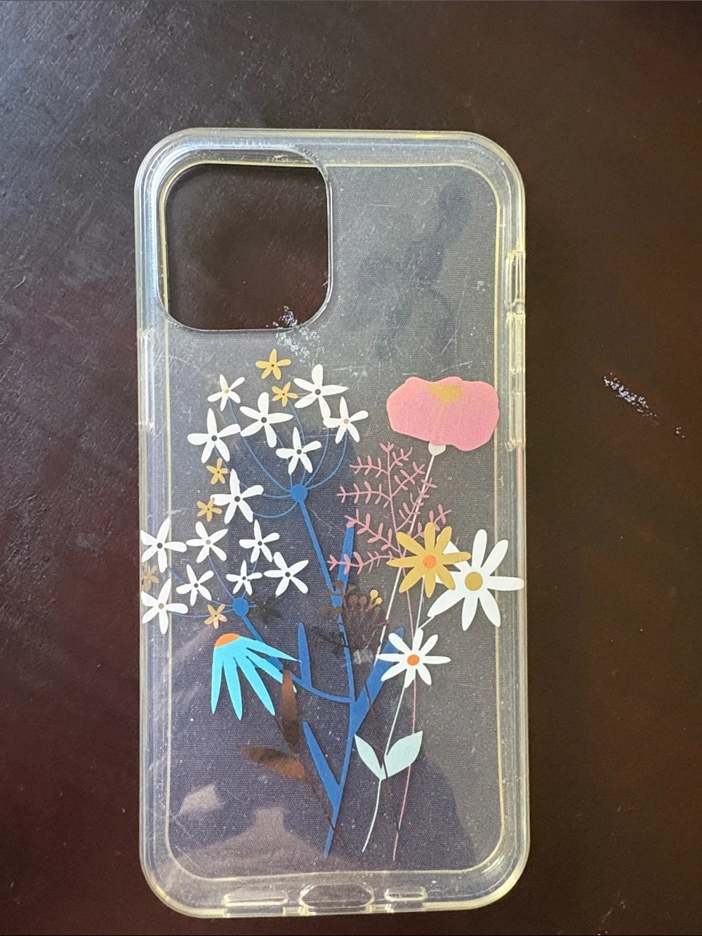Floral Pattern Protective I- Phone 12 Cases - Multiple Colors